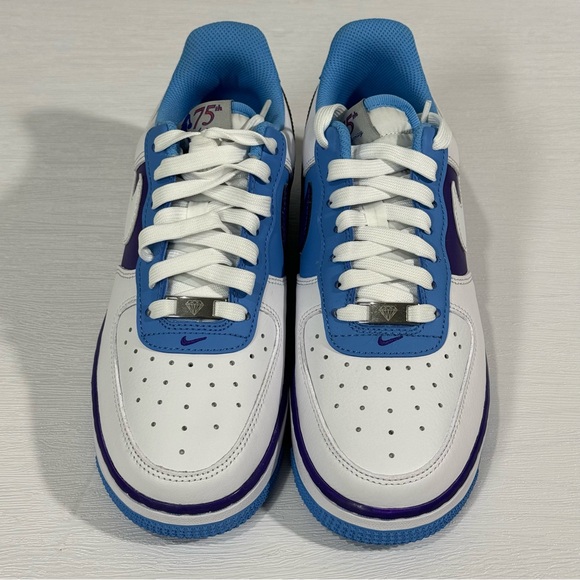 Nike Air Force 1 'LA Lakers NBA 75th' Blue White DC8874-101 Size: 6.5M/8W - Picture 4 of 12